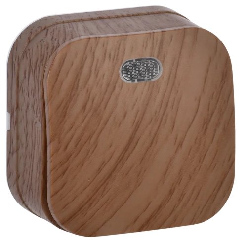 Выключатель с подсветкой накладной IEK Glory ВС20-1-1-ХД 1-кл. дуб картинка